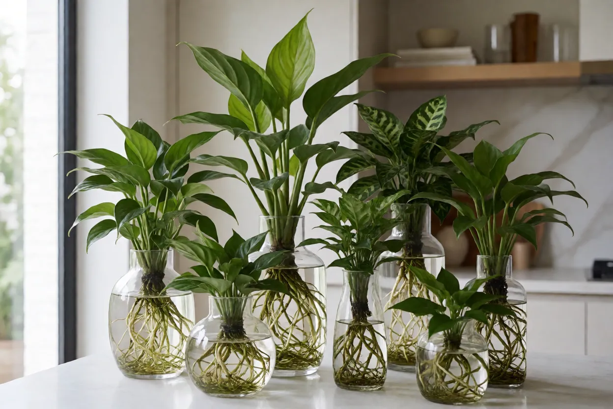 7 plantas de interior que podem crescer na água — sem necessidade de terra