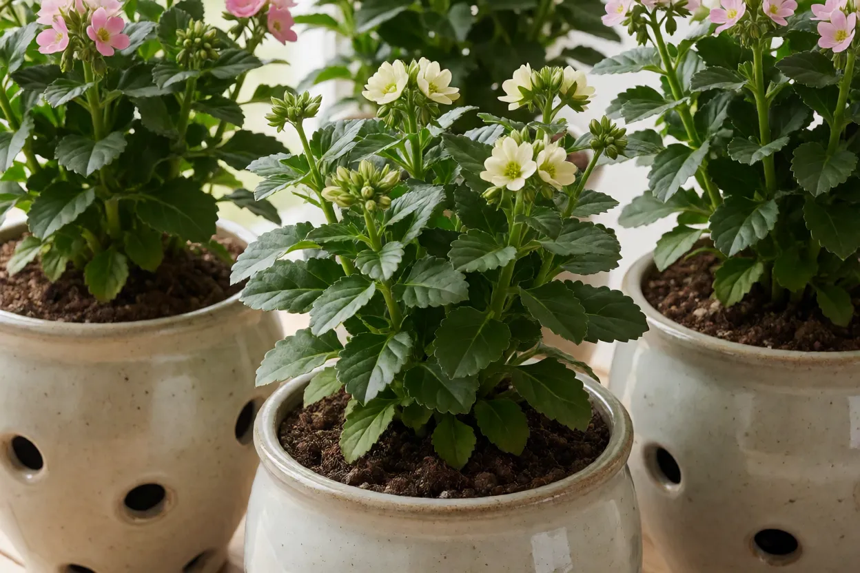 7 plantas floridas para interiores que vão alegrar sua casa Vasos com drenagem e substratos adequados para plantas floridas