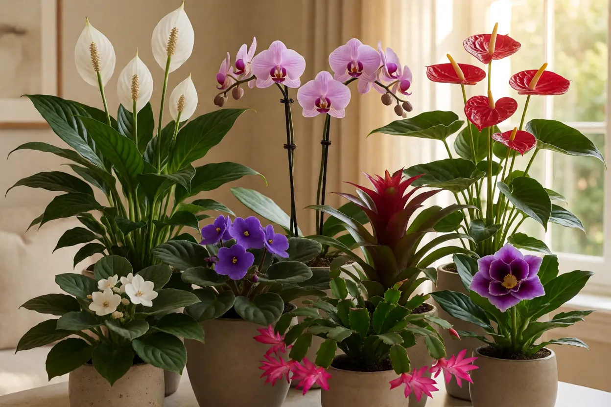 7 plantas floridas para interiores que vão alegrar sua casa