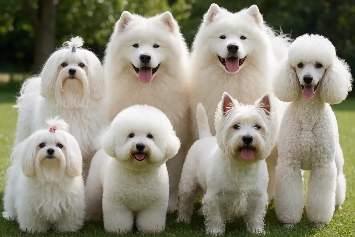 7 Raças de Cachorro Brancas que Chamam a Atenção