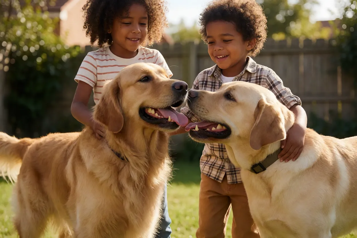 7 Raças de Cachorro Ideais para Famílias com Crianças