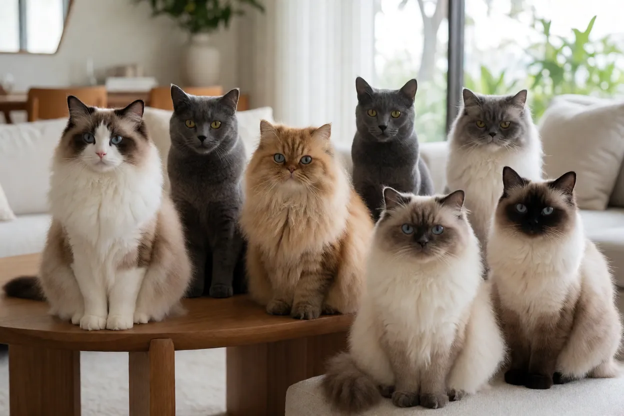 7 Raças de Gatos mais Calmas para Quem quer um Pet Tranquilo