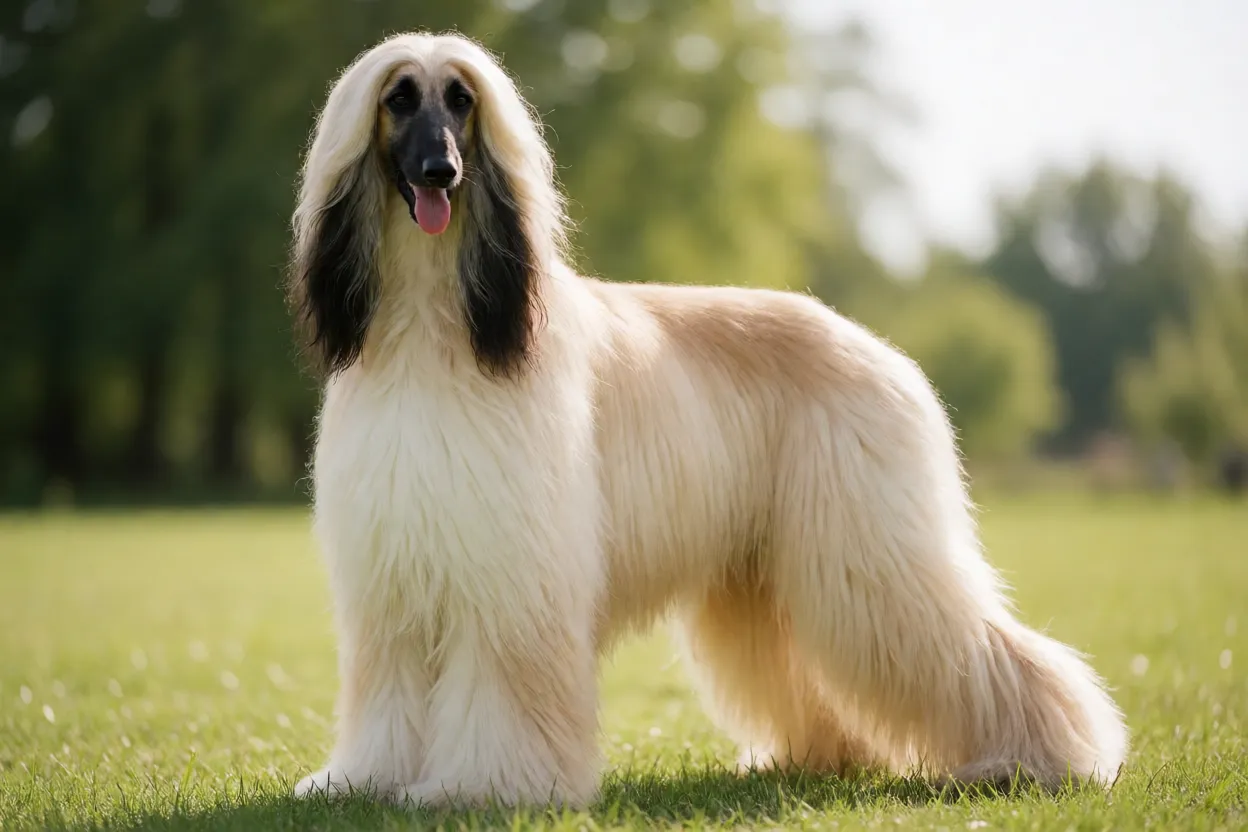 Afghan Hound: pelagem longa, personalidade e como cuidar do cachorro