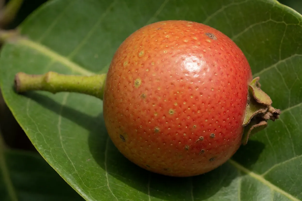 Fruto de ara&ccedil;&aacute; danificado por larvas de mosca-das-frutas