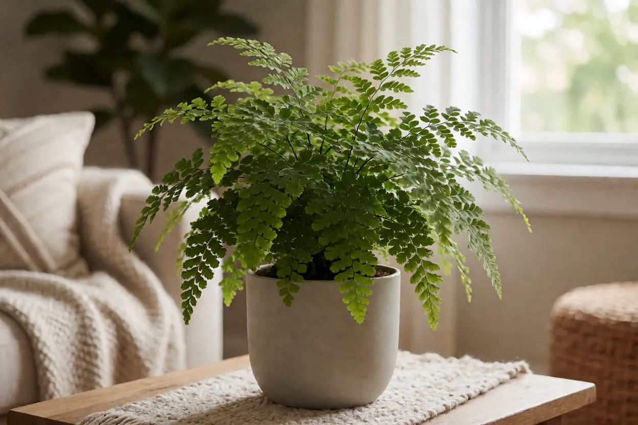 Avenca em ambiente com pets