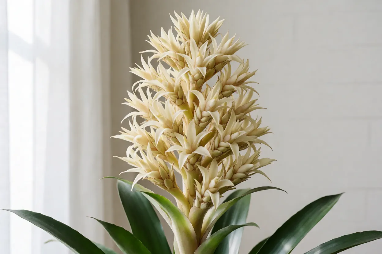 Haste floral em candelabro da brom&eacute;lia-imperial