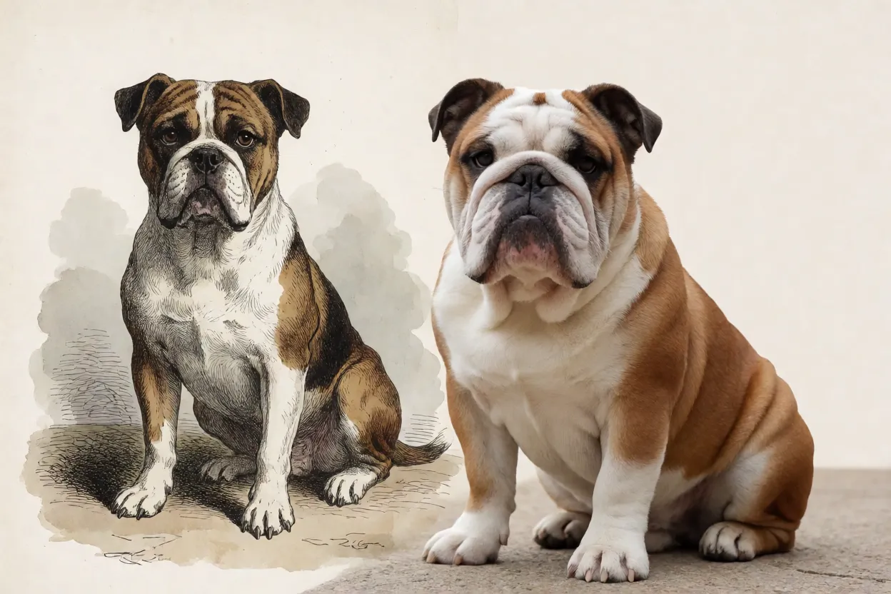 Bulldog Inglês: personalidade, tamanho e como cuidar da raça Bulldog Inglês histórico em pintura antiga