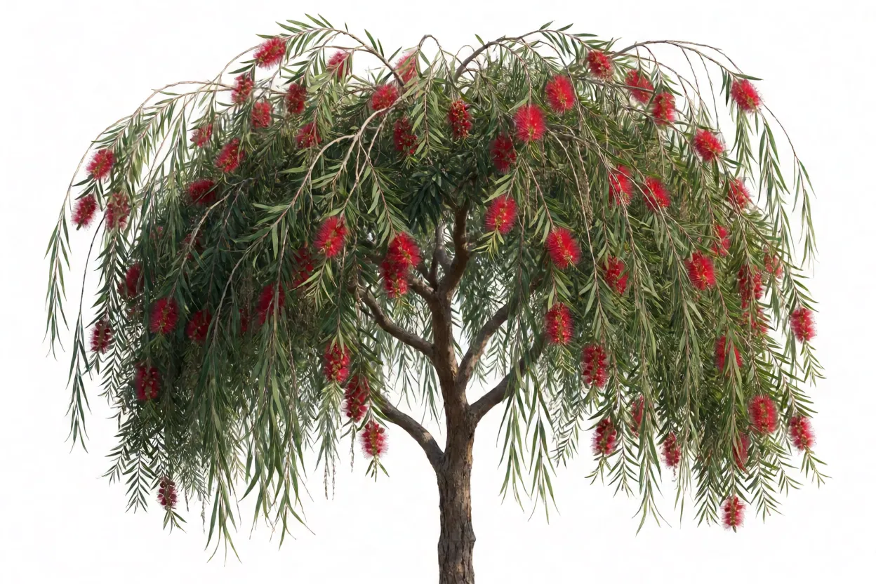 Calistemo chor&atilde;o Callistemon viminalis