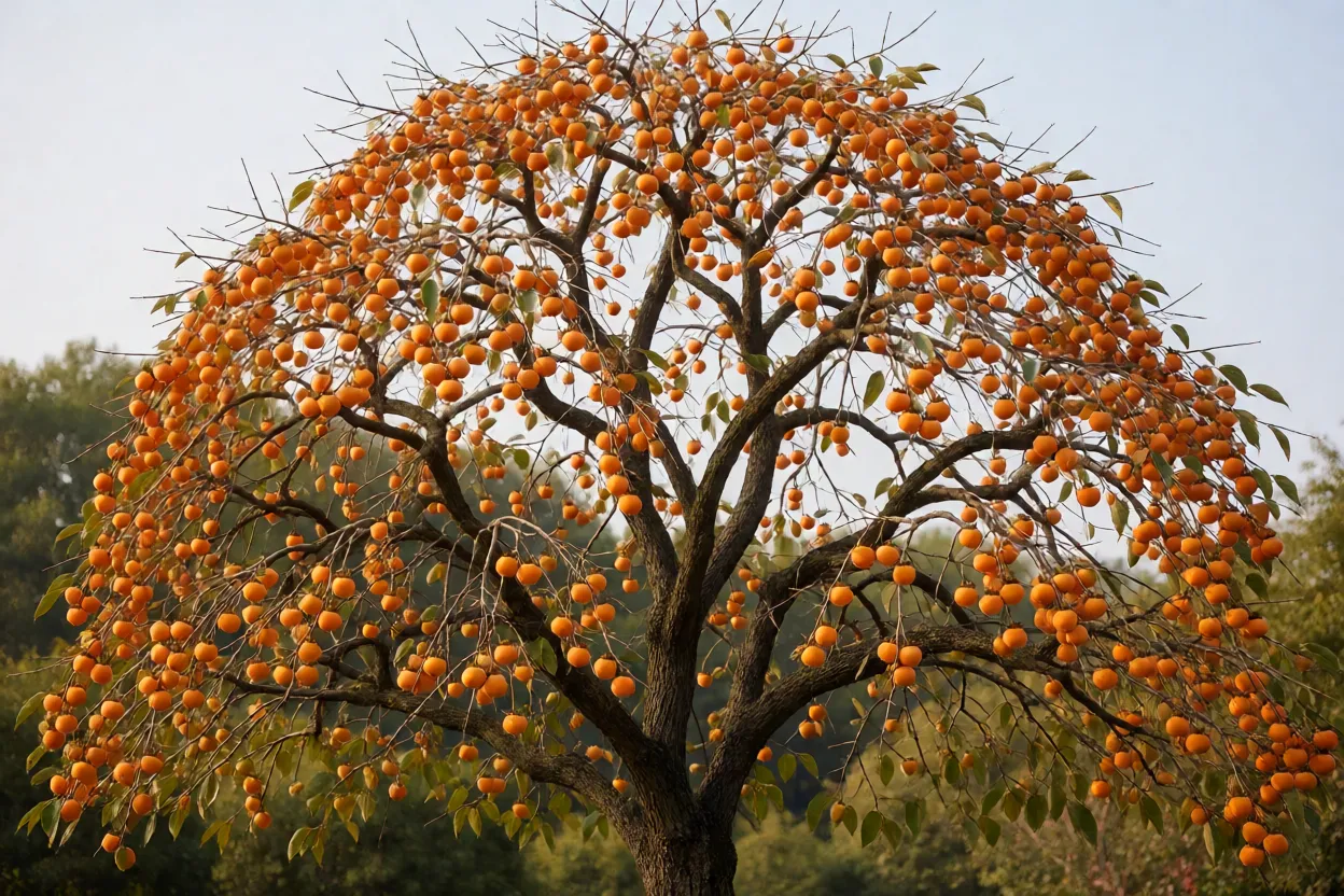 Caquizeiro: variedades de caqui, poda, cultivo e cuidados com a árvore