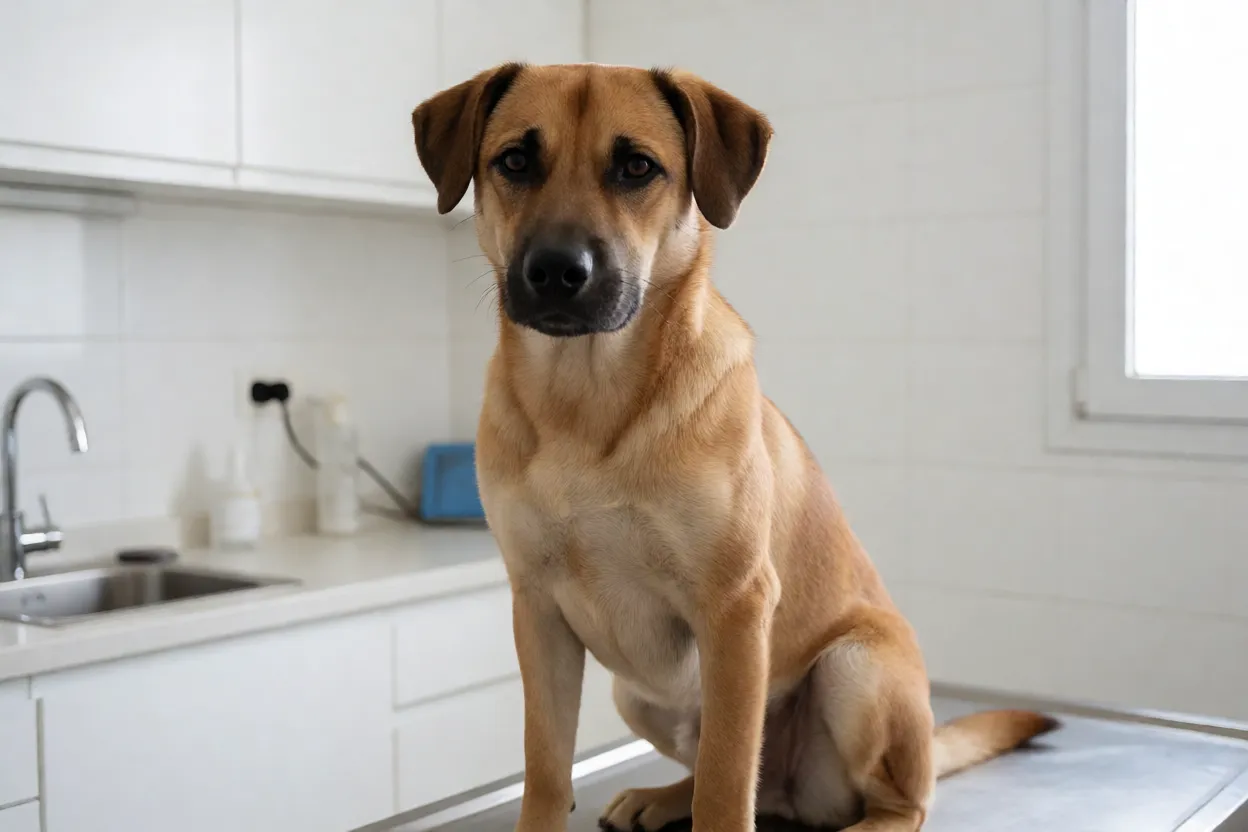 Cimarrón uruguaio: origem, porte, personalidade e como cuidar da raça Cimarrón uruguaio em exame veterinário