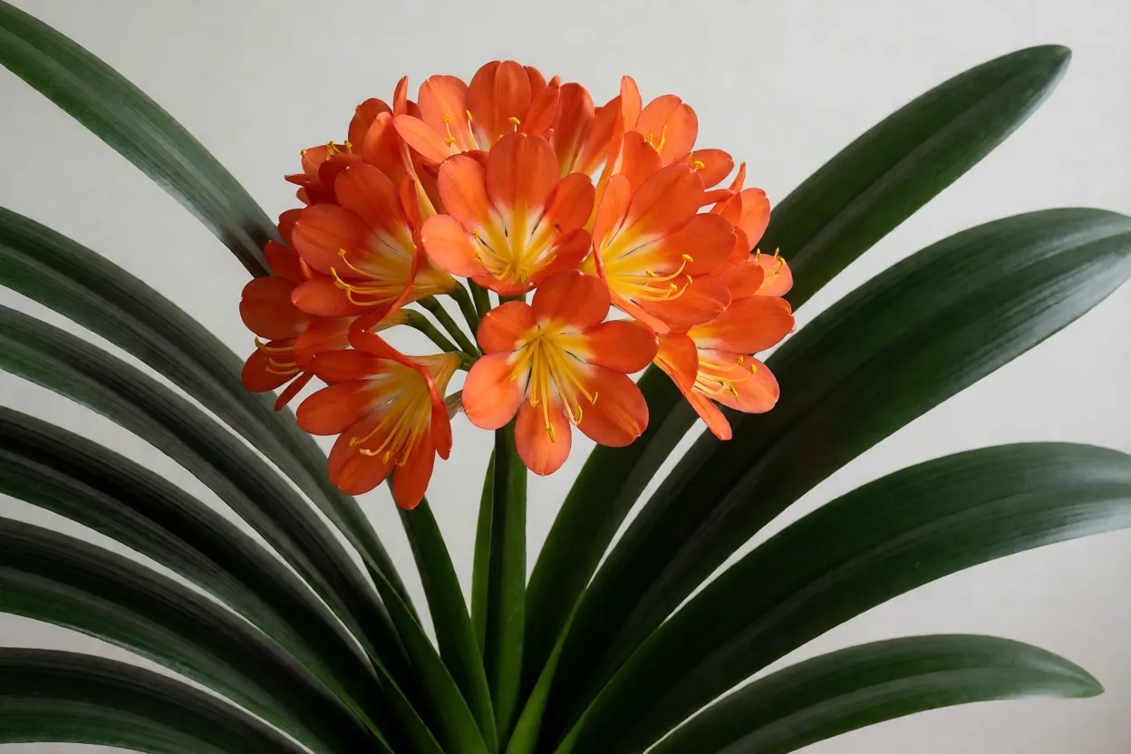 Clívia: características, cores, floração e como cuidar