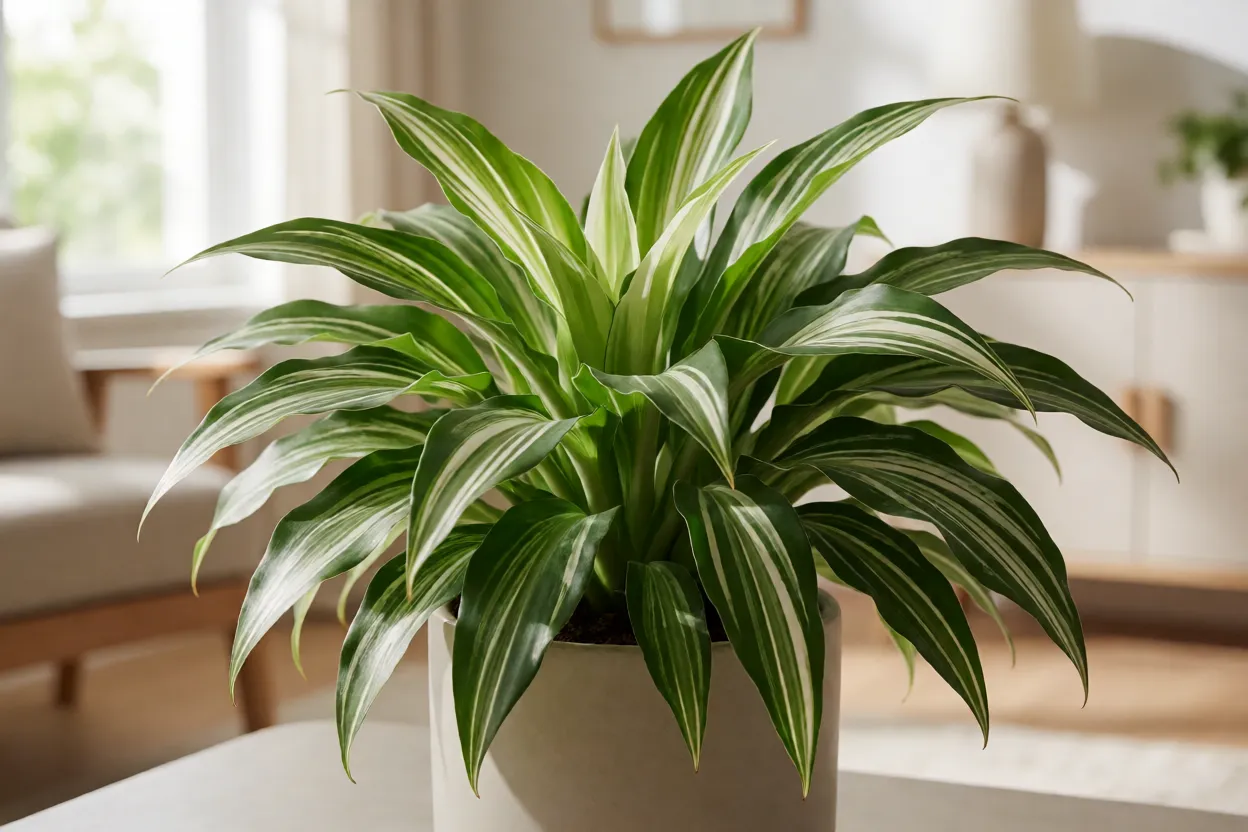 Clorofito saud&aacute;vel e ornamental em ambiente dom&eacute;stico