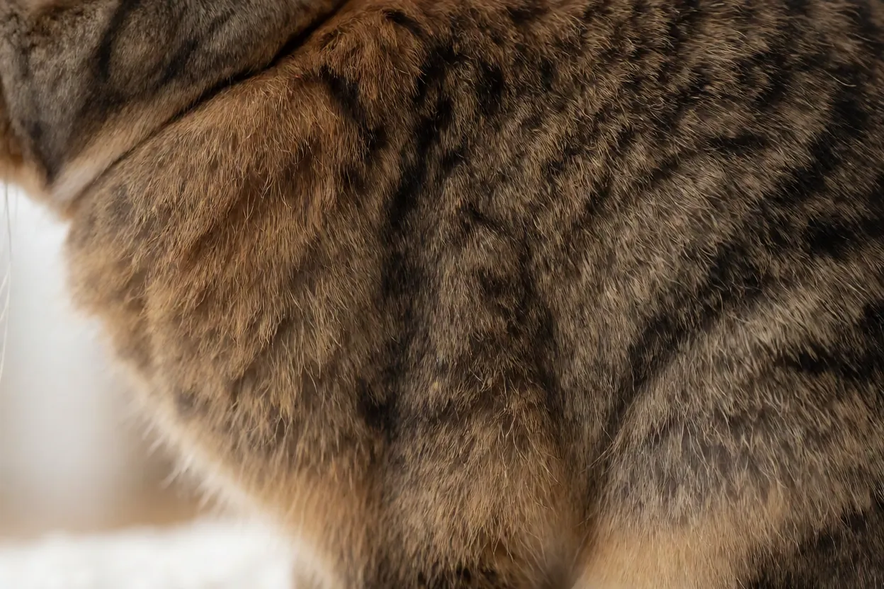 Detalhe da pelagem densa e macia do Coelho-mini-lop