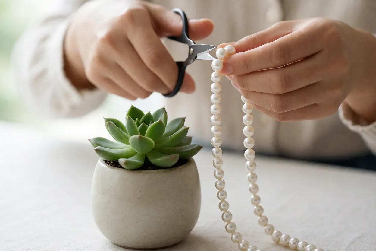 Cuidados di&aacute;rios com o colar-de-p&eacute;rolas: poda e aduba&ccedil;&atilde;o