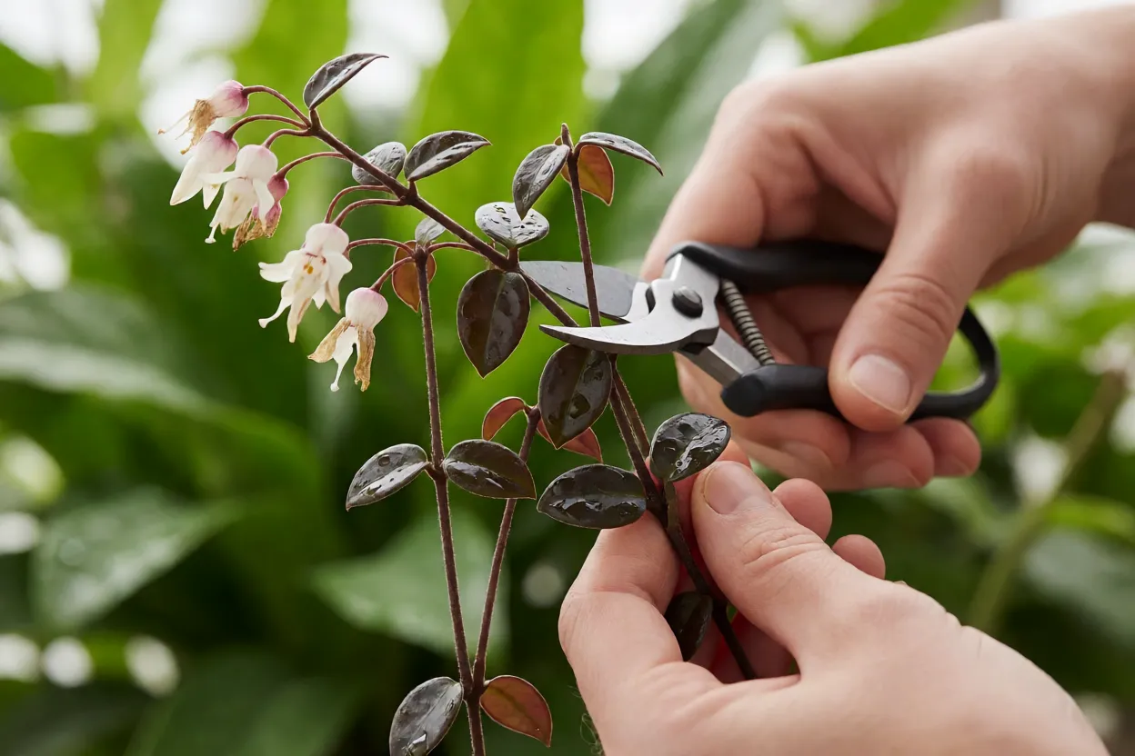 Columéia-batom: características, floração e como cultivar a planta Poda de ramos da columéia-batom após floração