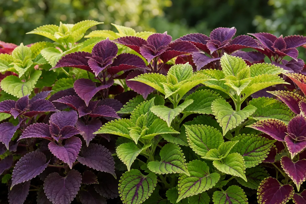 Composi&ccedil;&atilde;o de jardim com v&aacute;rios cora&ccedil;&otilde;es-magoados de cores diferentes