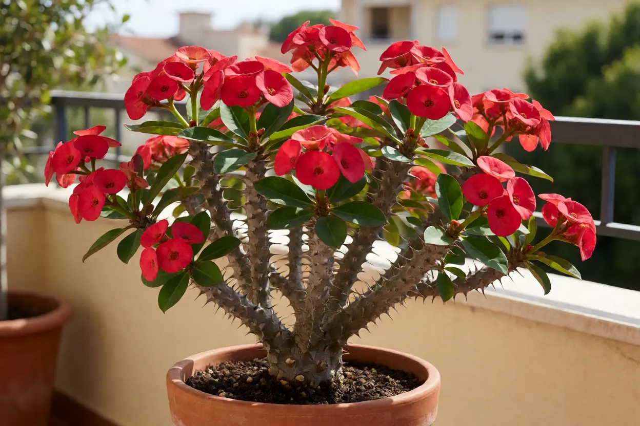 Coroa-de-cristo: cores, floração, características e como cultivar