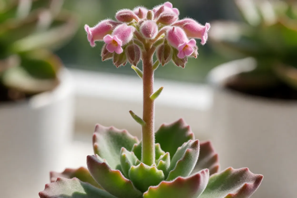 Haste floral da Coruja-índia com flores em forma de sino