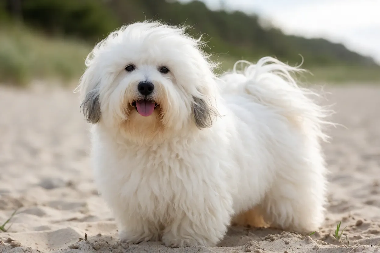 Coton de Tulear: pelagem, personalidade e como cuidar da raça Coton de Tulear em ambiente que lembra costa de Madagascar