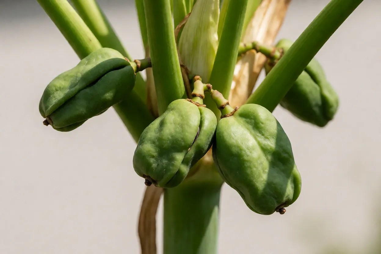 Sementes carnudas e frutos do crino-americano