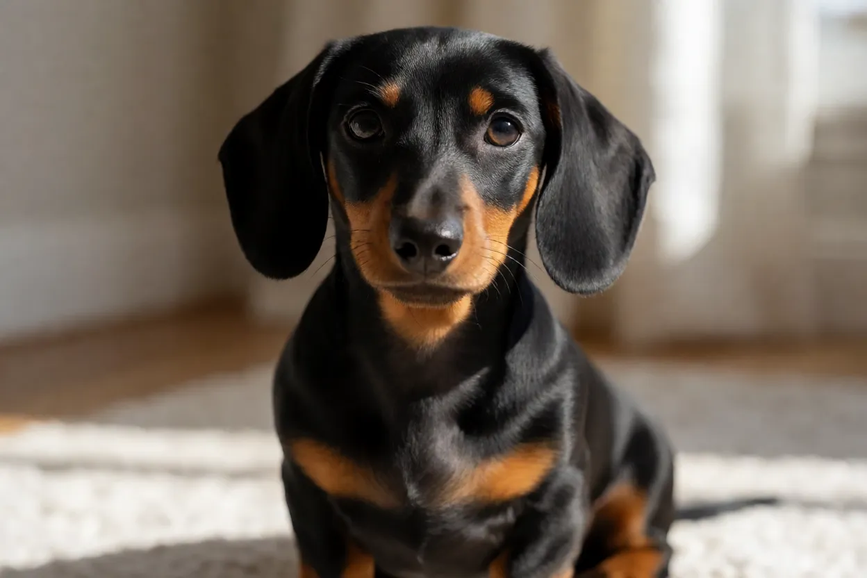 Filhote de Dachshund com criador respons&aacute;vel