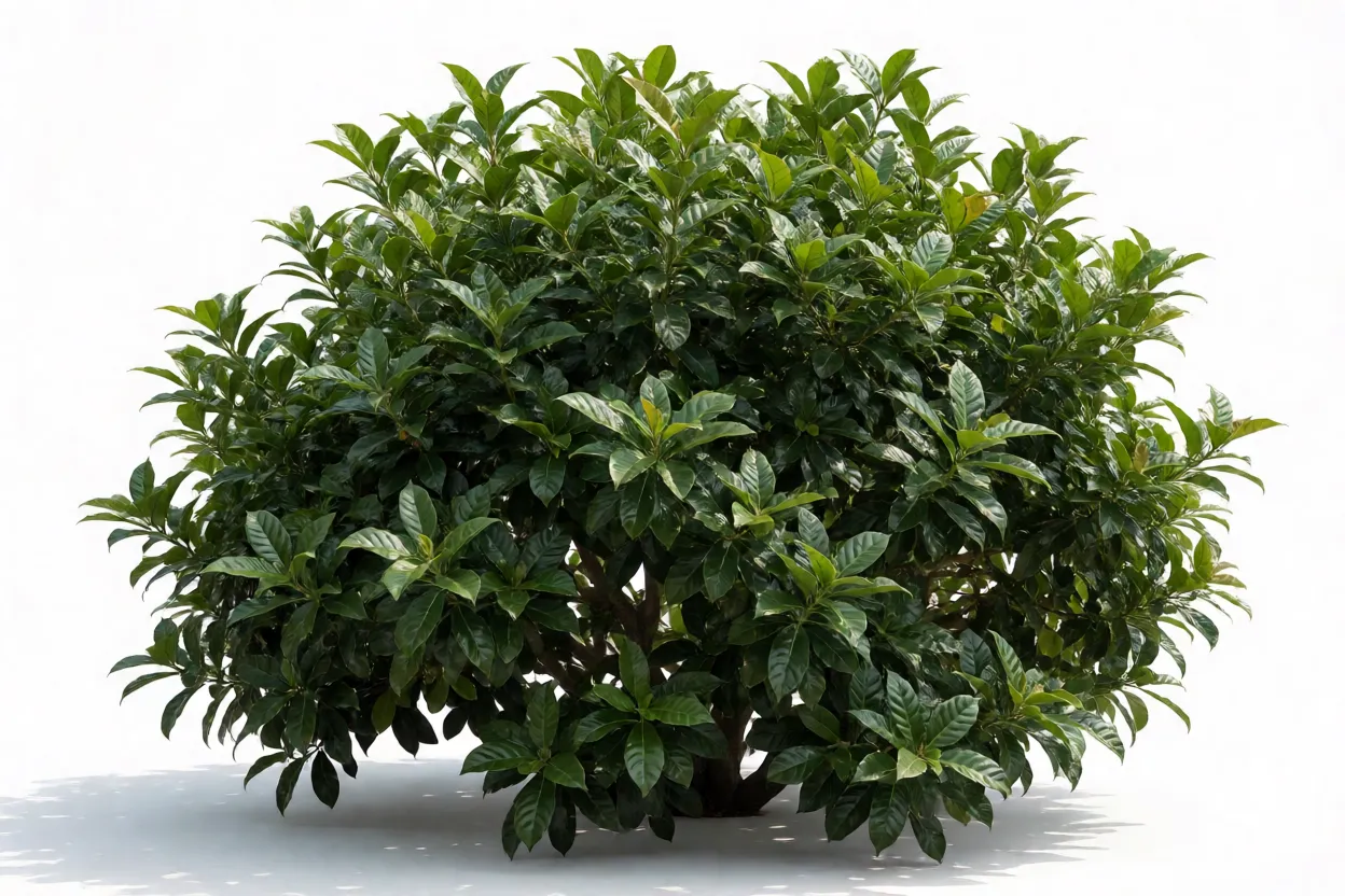 Gardênia-do-cabo: características, perfume, floração e como cultivar Porte arbustivo da gardênia-do-cabo em jardim