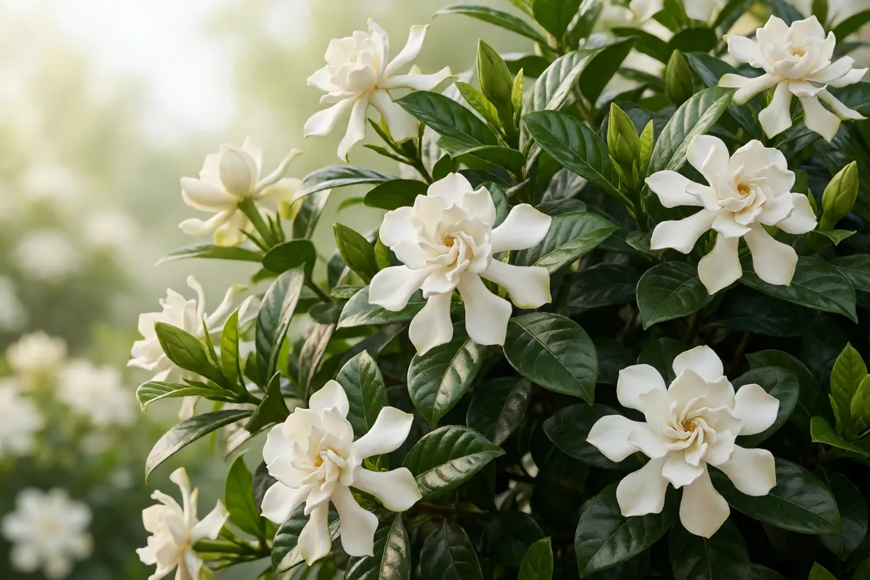 Gardênia-do-cabo: características, perfume, floração e como cultivar