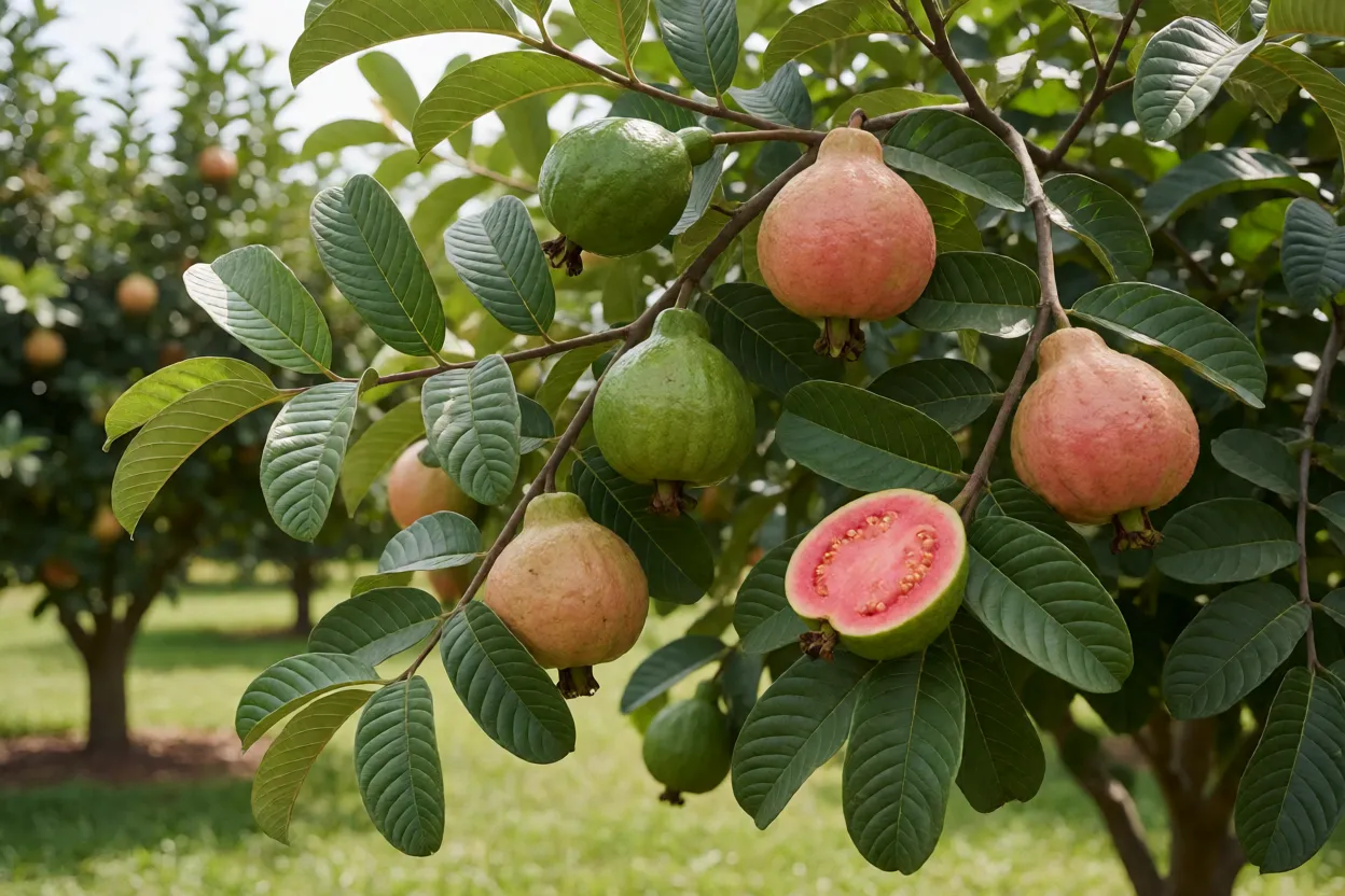 Goiabeira: variedades, poda, cultivo e como aumentar a produção de goiabas