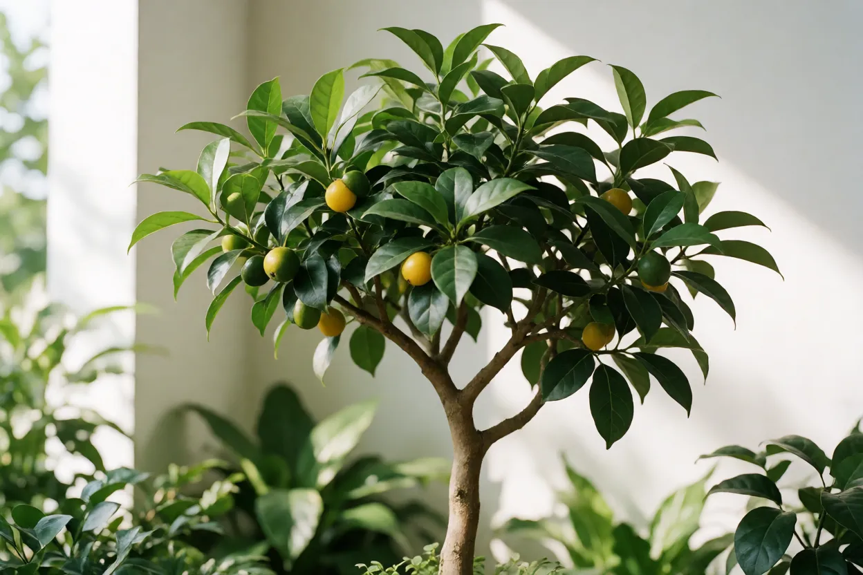 Guabirobeira em sistema de cultivo dom&eacute;stico