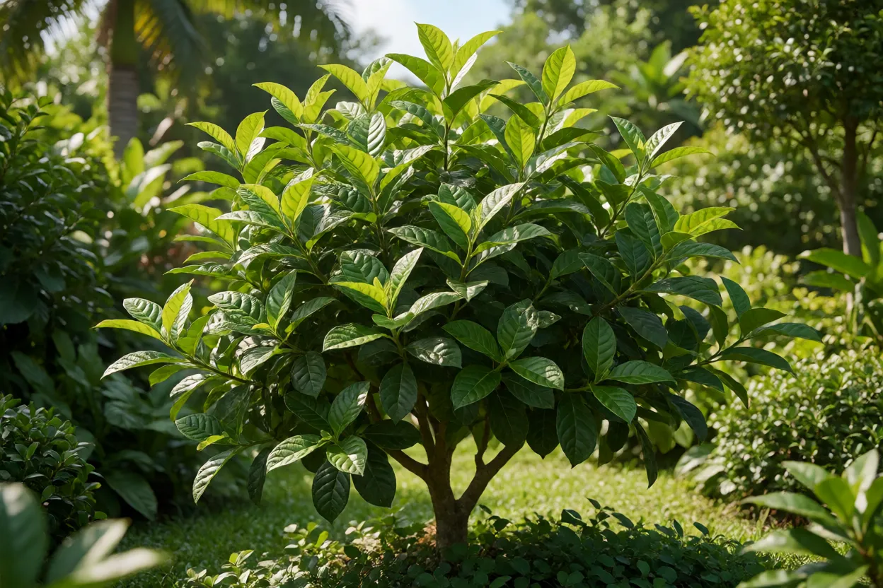Guabirobeira em ambiente de clima subtropical