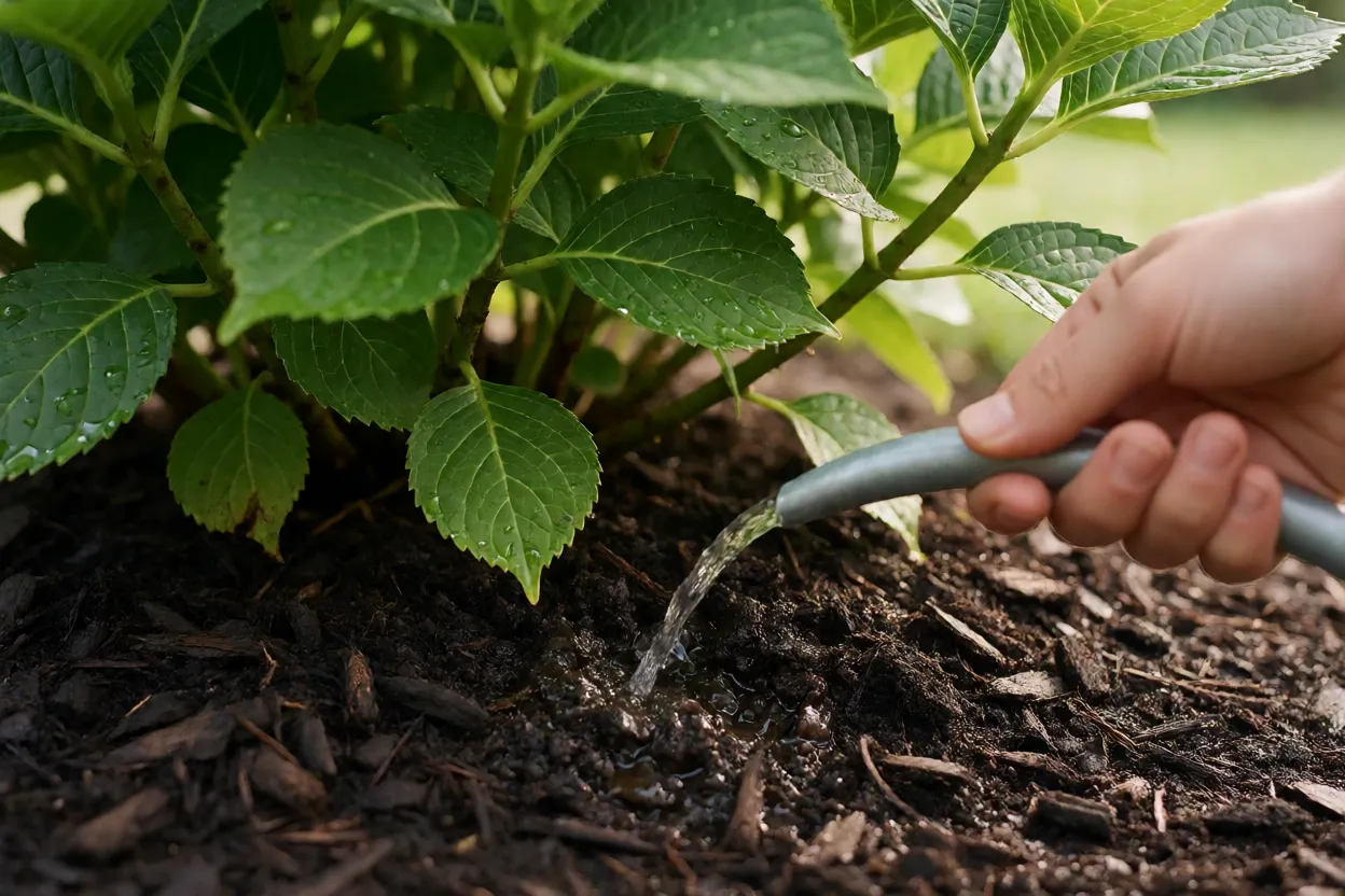 Hortênsia: como cuidar, podar e cultivar a Hydrangea macrophylla Rega na base de hortênsia adulta