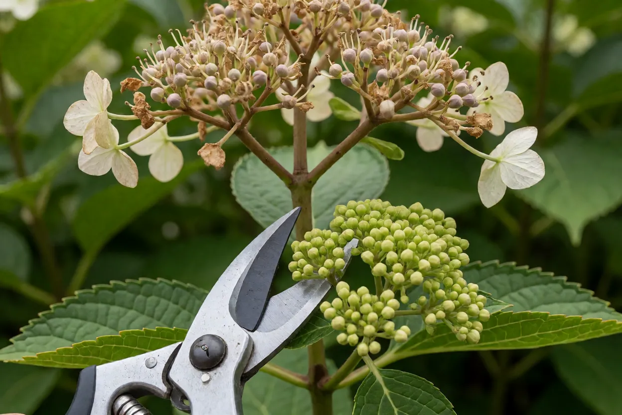 Hortênsia: como cuidar, podar e cultivar a Hydrangea macrophylla Poda de hortênsia após floração