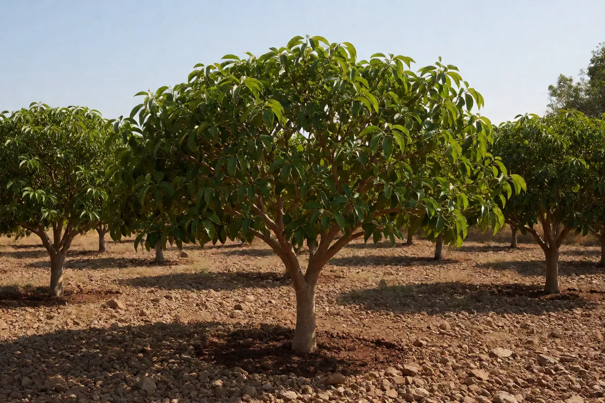 Ip&ecirc;-branco plantado em solo bem drenado sob sol pleno