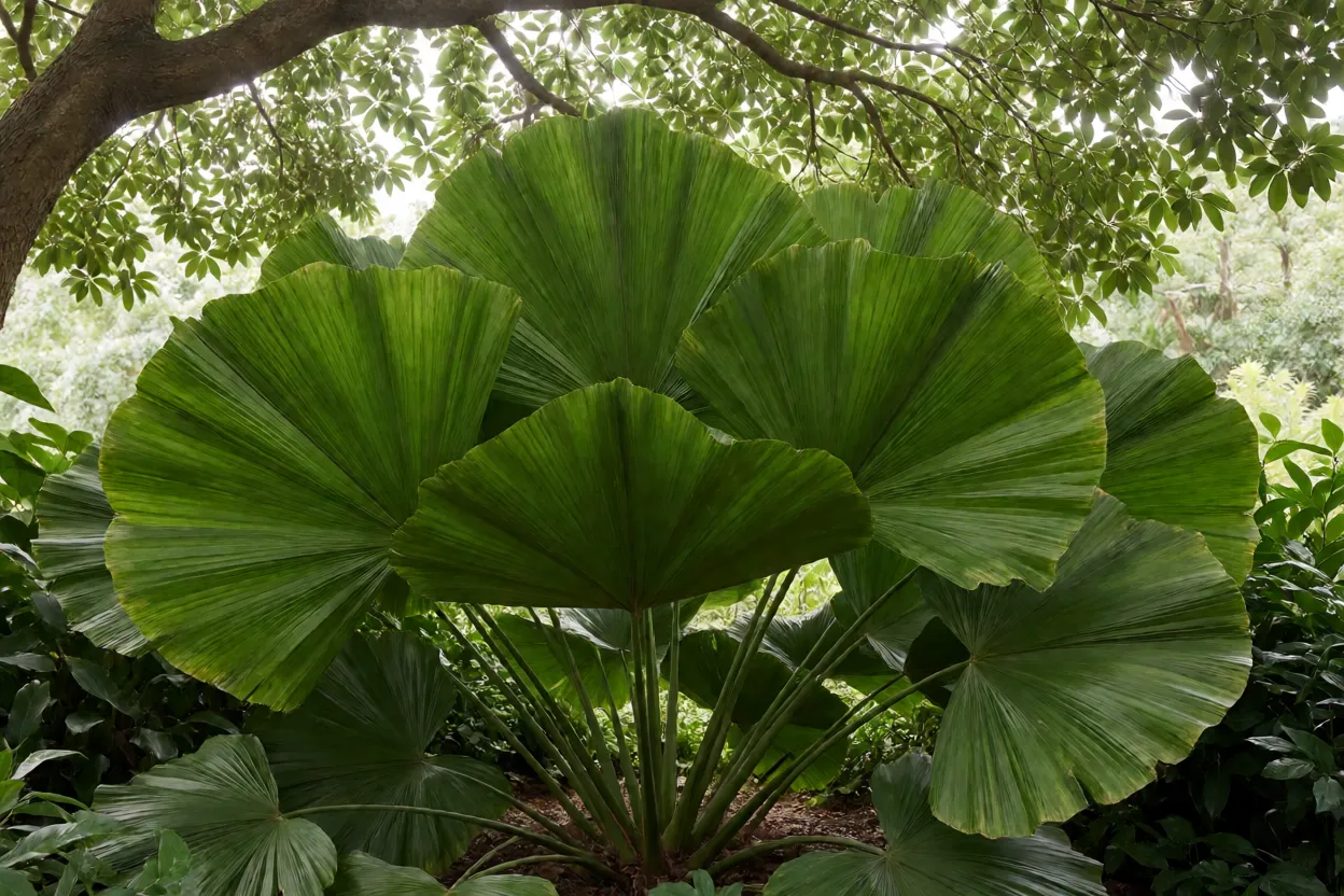 Íris-da-praia: características, floração, folhas e como cultivar Íris-da-praia cultivada em meia-sombra sob árvores
