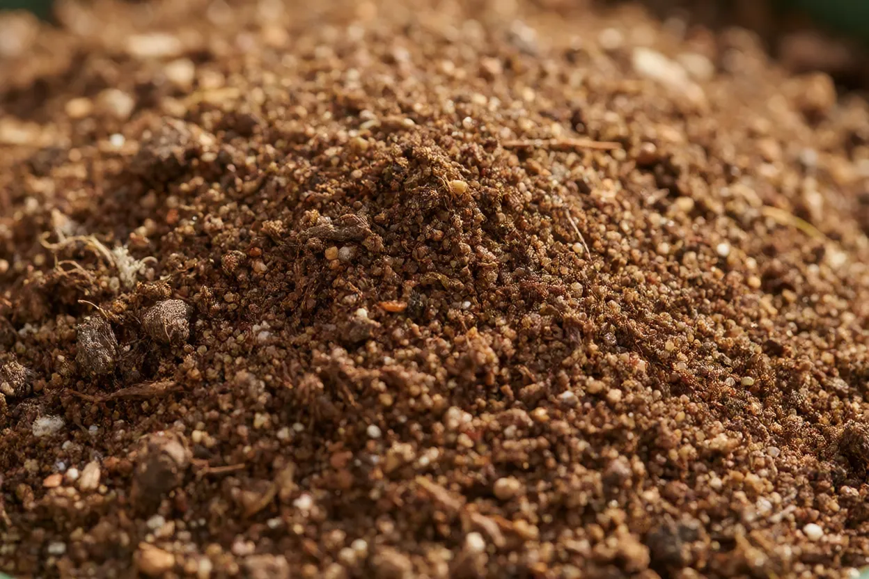 Substrato solto e bem drenado para cultivo de jasmim-&aacute;rabe