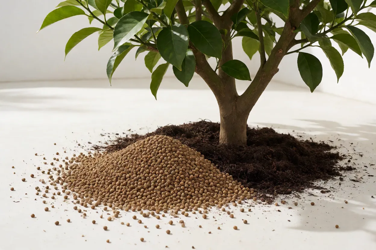Limoeiro: tipos, cultivo, poda e como estimular a produção de limões Aplicação de adubo orgânico ao redor da copa do limoeiro