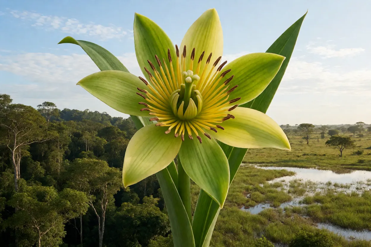 Manac&aacute;-da-serra florindo em diferentes climas e paisagens brasileiras