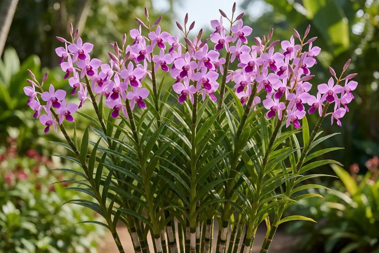 Orquídea Bambu: características, crescimento, floração e como cuidar