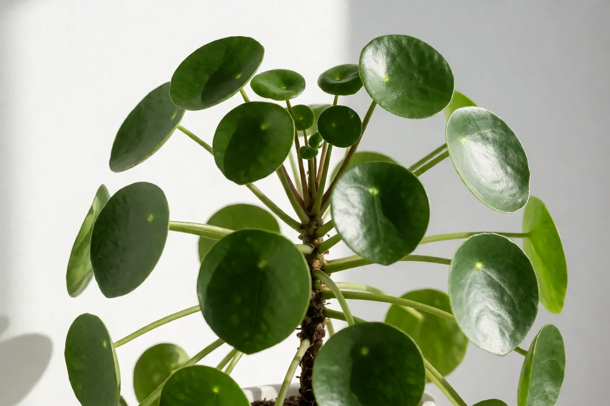 Pilea Peperomioides: características das folhas redondas, mudas e cuidados