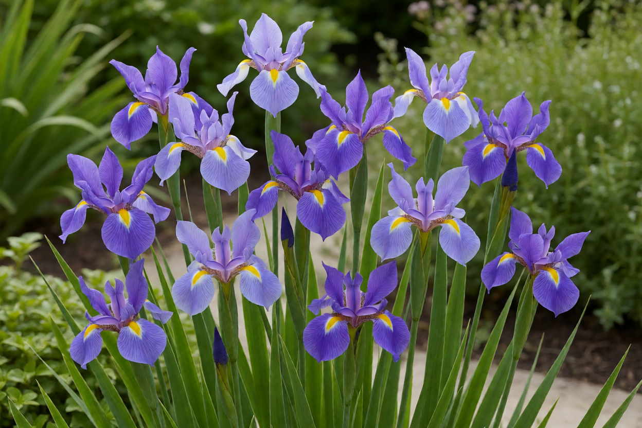 Jardim com moreia estabelecida mostrando valor ornamental e baixa manutenção