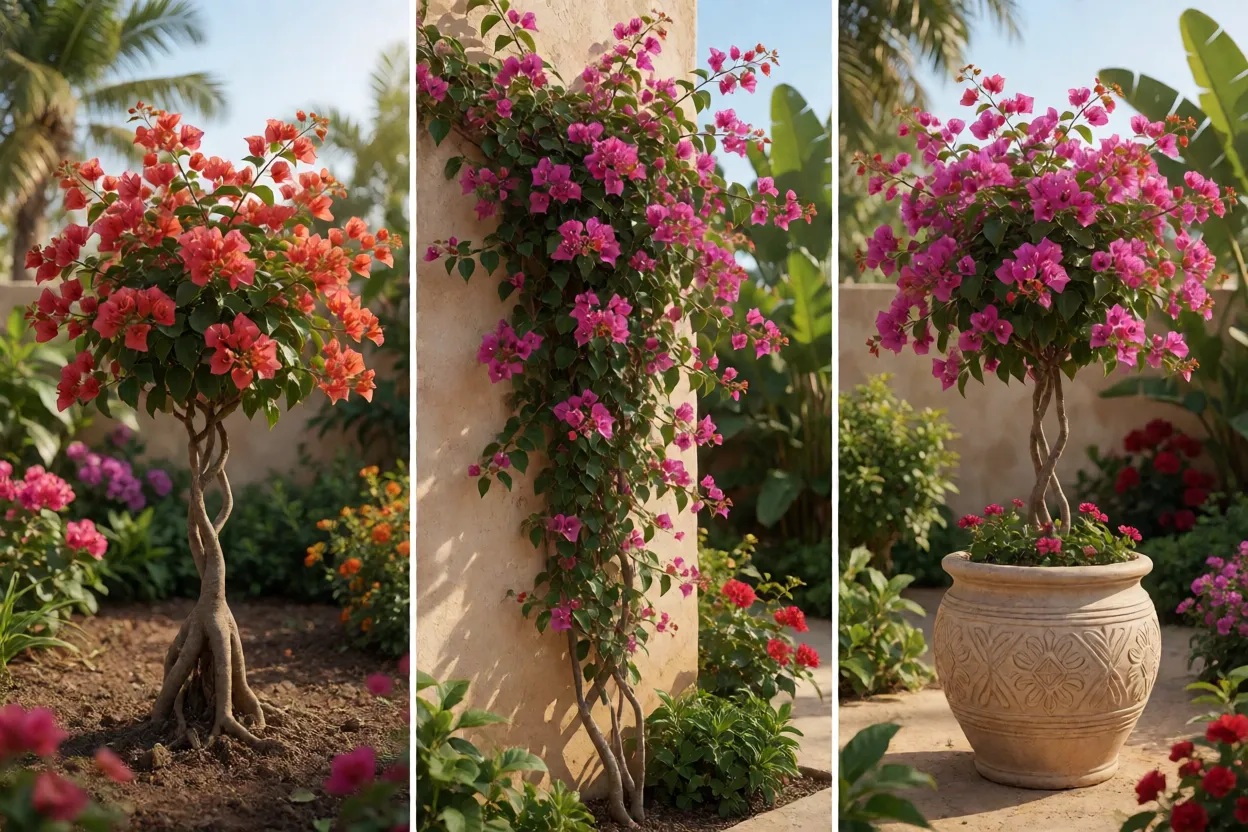 Primavera: como cuidar, podar e cultivar a Bougainvillea spectabilis Bougainvillea spectabilis em diferentes situações de cultivo
