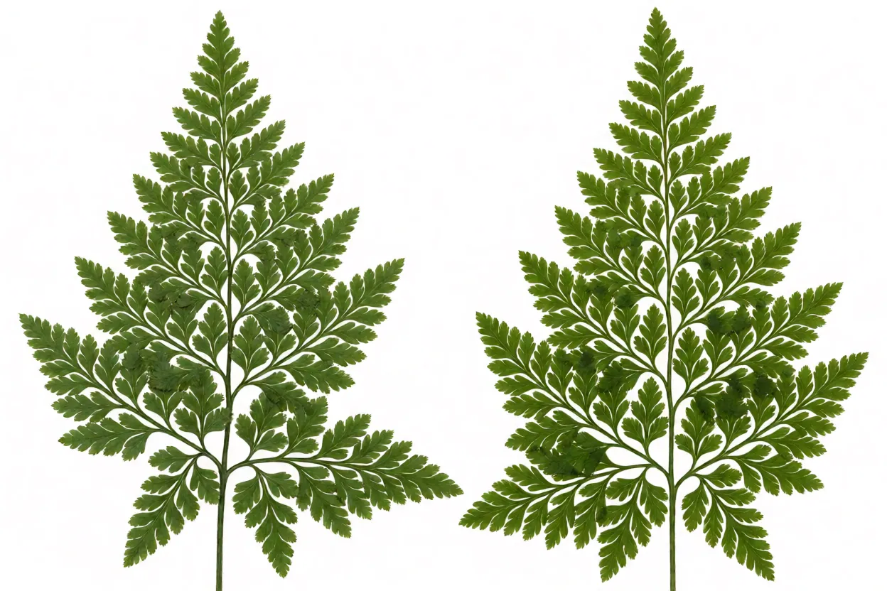 Renda-portuguesa: características das folhas, cultivo e cuidados Comparação visual entre renda-portuguesa e renda-francesa