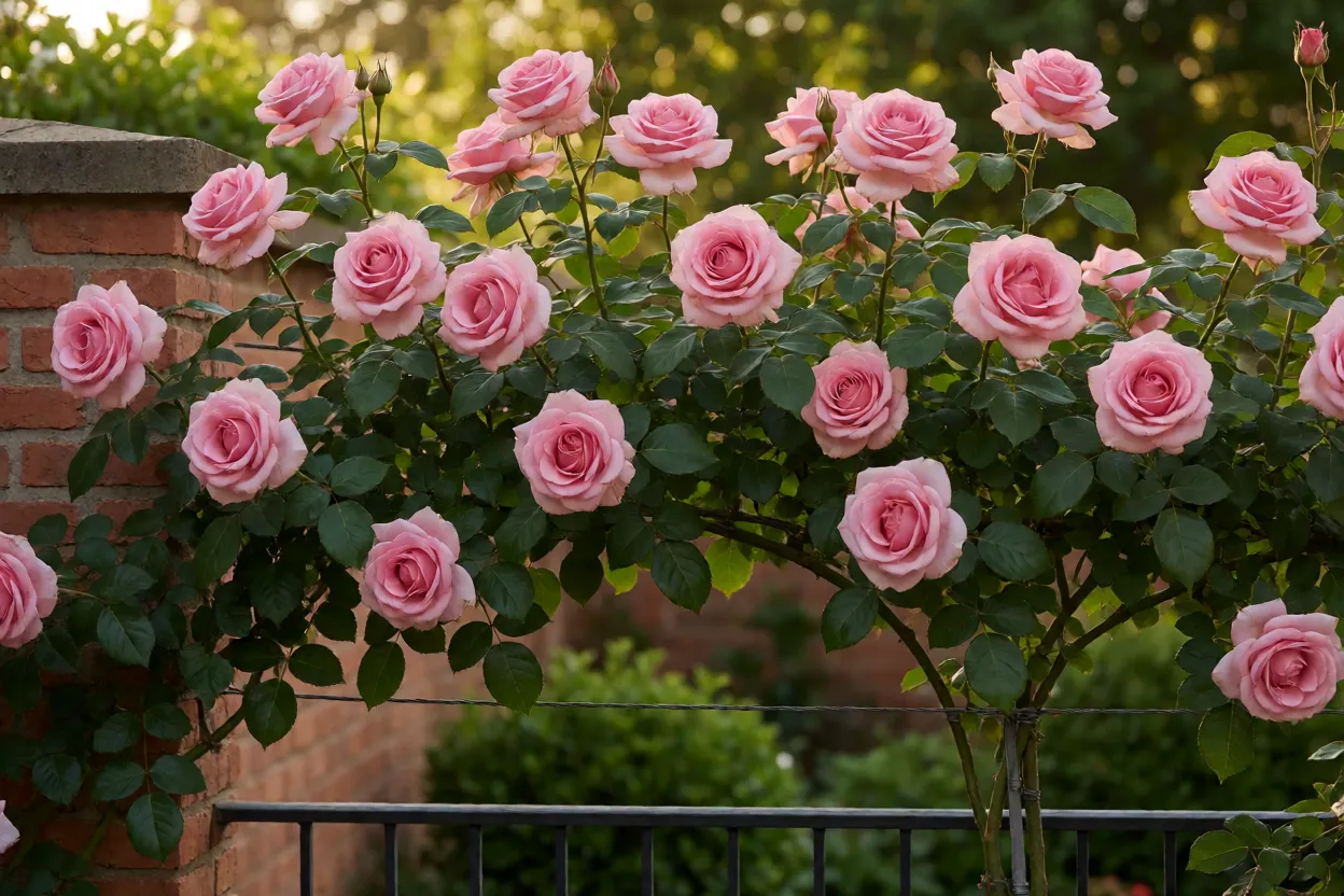 Rosa Trepadeira: como cultivar, podar e cuidar no muro