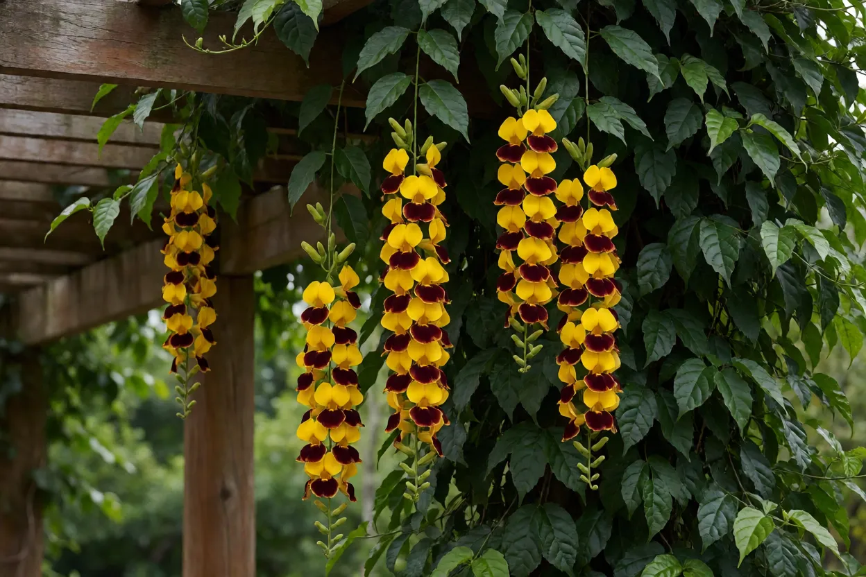 Sapatinho-de-judia: características, floração e como cultivar a trepadeira