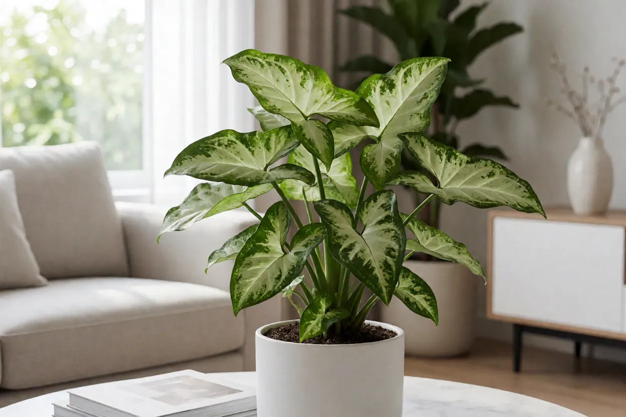 Composi&ccedil;&atilde;o decorativa com sing&ocirc;nio em sala de estar