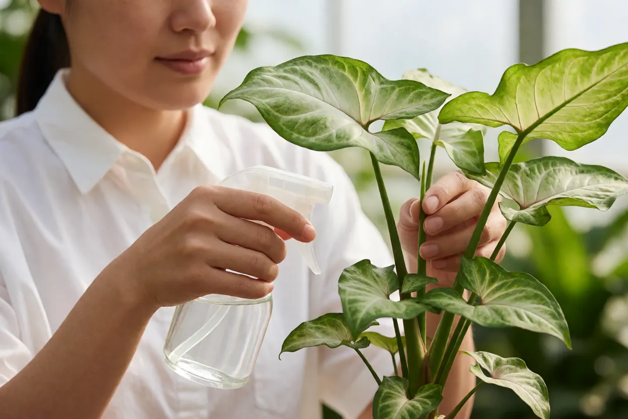 Aplica&ccedil;&atilde;o de fertilizante l&iacute;quido dilu&iacute;do em sing&ocirc;nio