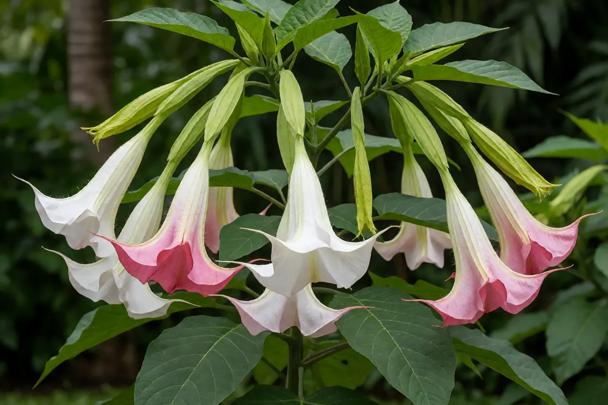 Trombeta-de-anjo: cores das flores, perfume, floração e cuidados