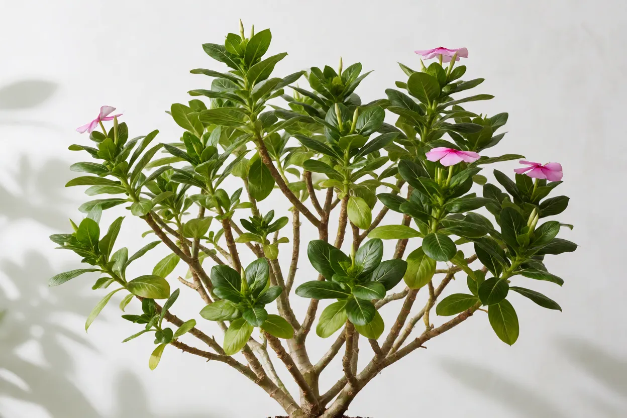 Vinca: cores das flores, floração, resistência ao calor e como cultivar Vinca após poda de renovação com novos brotos